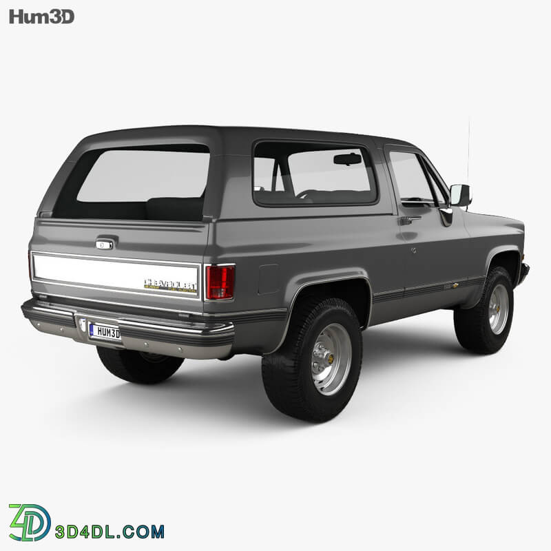 Hum3D Chevrolet Blazer (K5) 1989