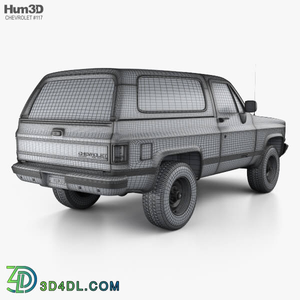 Hum3D Chevrolet Blazer (K5) 1989