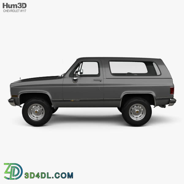 Hum3D Chevrolet Blazer (K5) 1989