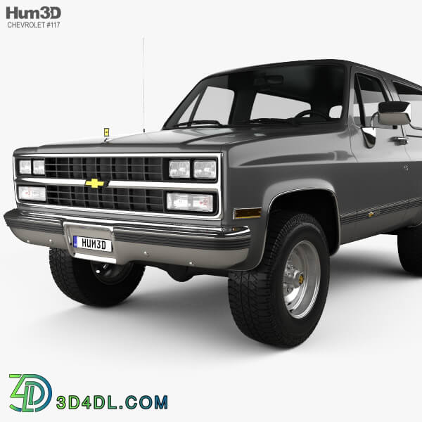 Hum3D Chevrolet Blazer (K5) 1989