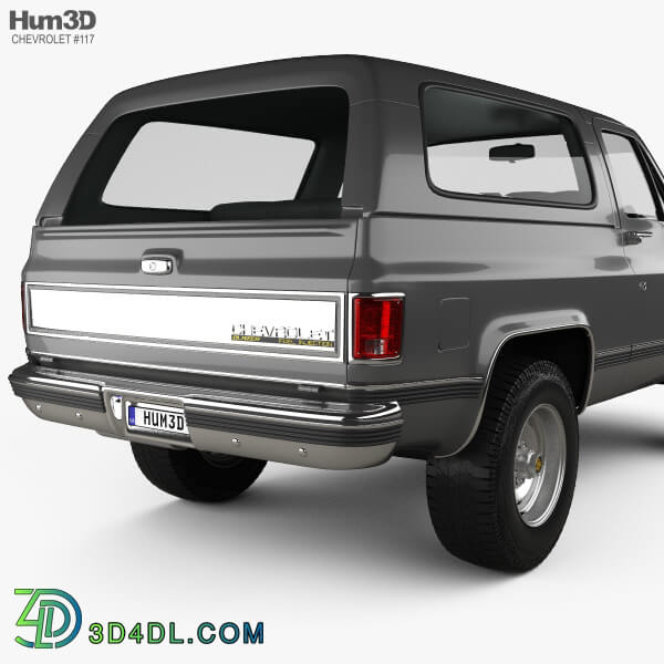 Hum3D Chevrolet Blazer (K5) 1989