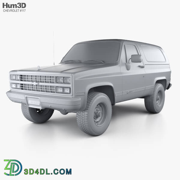 Hum3D Chevrolet Blazer (K5) 1989