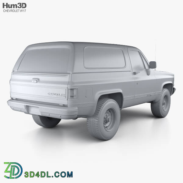 Hum3D Chevrolet Blazer (K5) 1989