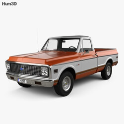 Hum3D Chevrolet C10 Cheyenne Pickup 1971 