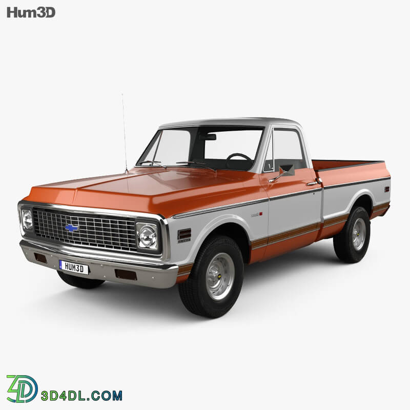 Hum3D Chevrolet C10 Cheyenne Pickup 1971