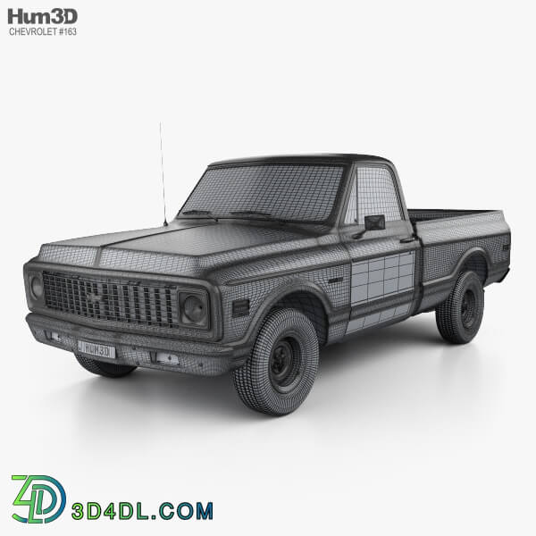 Hum3D Chevrolet C10 Cheyenne Pickup 1971