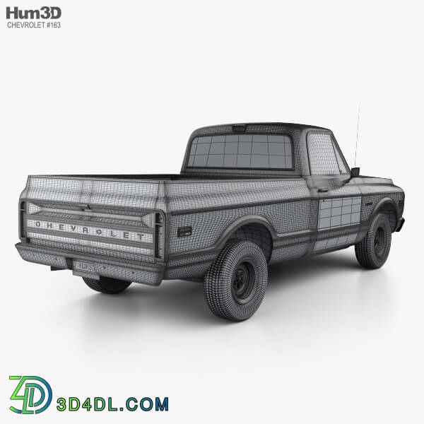 Hum3D Chevrolet C10 Cheyenne Pickup 1971