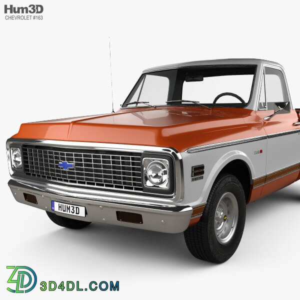 Hum3D Chevrolet C10 Cheyenne Pickup 1971