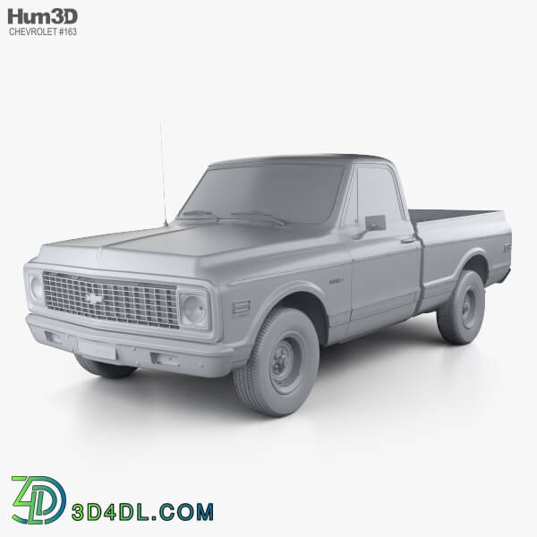 Hum3D Chevrolet C10 Cheyenne Pickup 1971