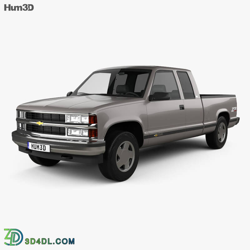 Hum3D Chevrolet C1500 (K1500) Extended Cab 1988