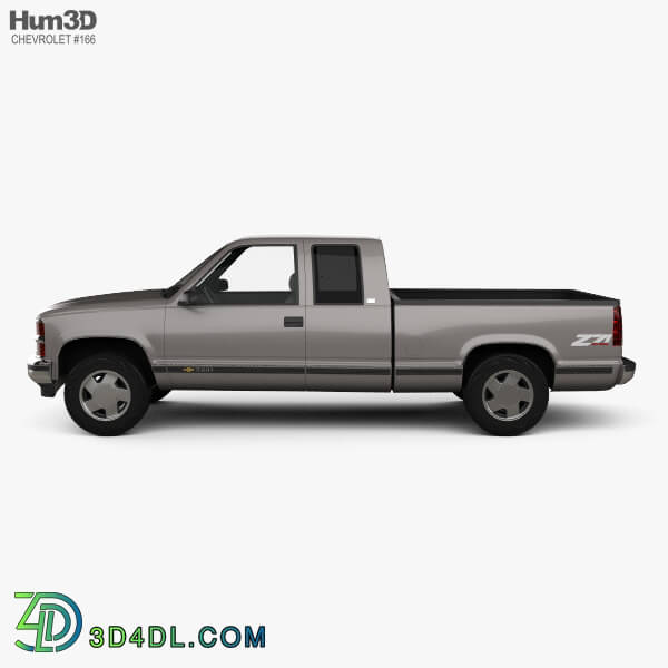 Hum3D Chevrolet C1500 (K1500) Extended Cab 1988