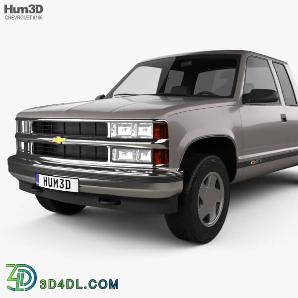 Hum3D Chevrolet C1500 (K1500) Extended Cab 1988