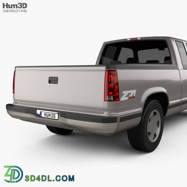 Hum3D Chevrolet C1500 (K1500) Extended Cab 1988