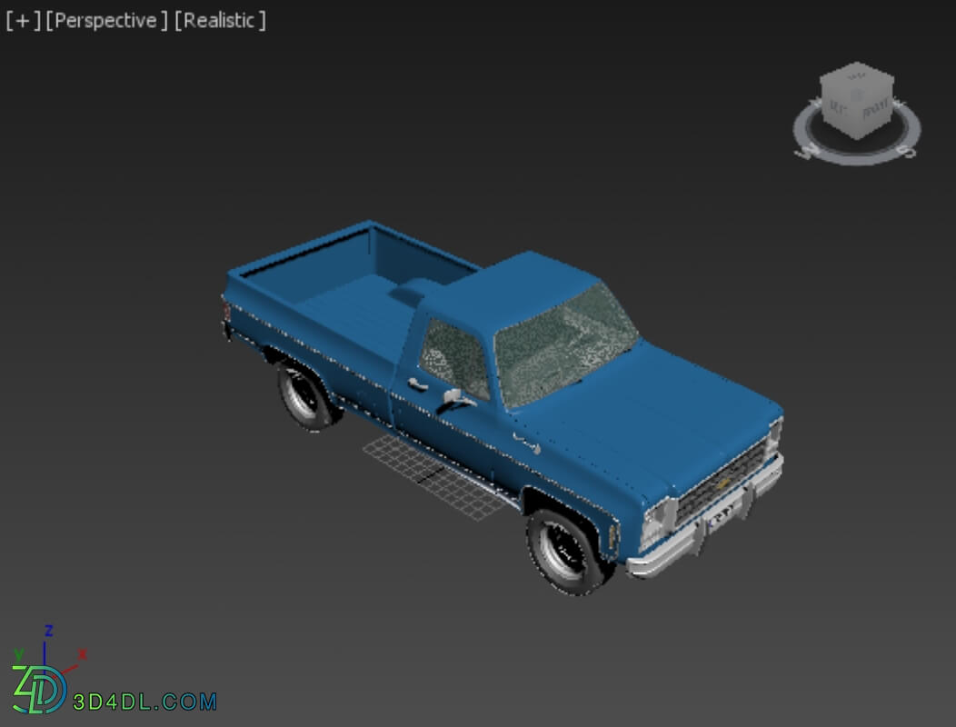 Hum3D Chevrolet CK Scottsdale Single Cab Standart Bed 1979