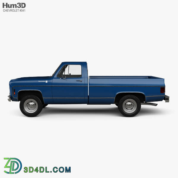 Hum3D Chevrolet CK Scottsdale Single Cab Standart Bed 1979