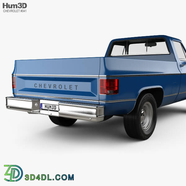 Hum3D Chevrolet CK Scottsdale Single Cab Standart Bed 1979