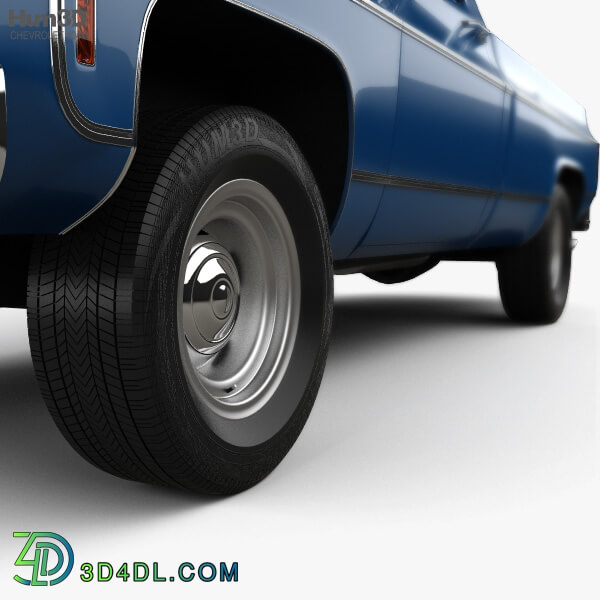 Hum3D Chevrolet CK Scottsdale Single Cab Standart Bed 1979