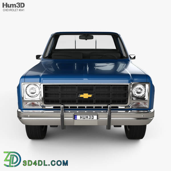 Hum3D Chevrolet CK Scottsdale Single Cab Standart Bed 1979