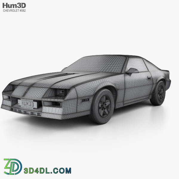 Hum3D Chevrolet Camaro Z28 coupe 1982