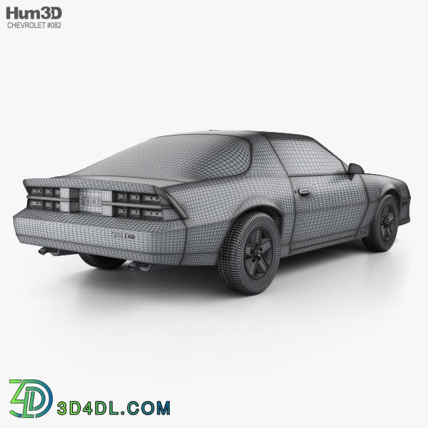 Hum3D Chevrolet Camaro Z28 coupe 1982