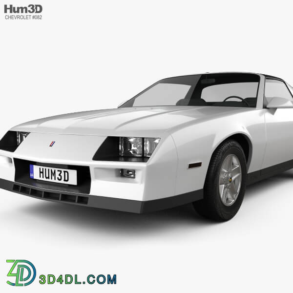 Hum3D Chevrolet Camaro Z28 coupe 1982