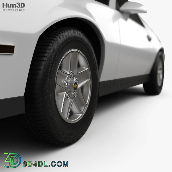 Hum3D Chevrolet Camaro Z28 coupe 1982