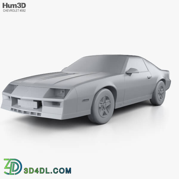 Hum3D Chevrolet Camaro Z28 coupe 1982