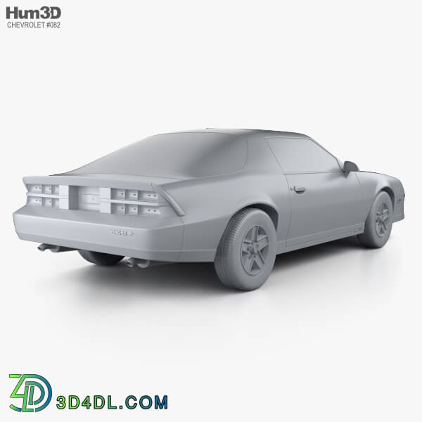 Hum3D Chevrolet Camaro Z28 coupe 1982