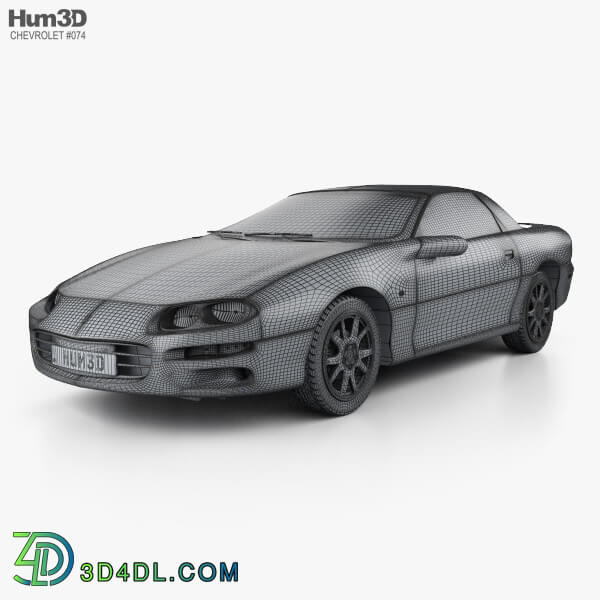 Hum3D Chevrolet Camaro coupe 2000