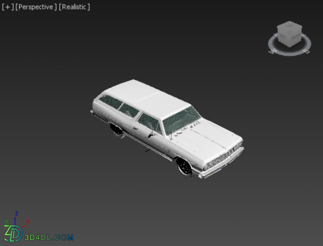 Hum3D Chevrolet Chevelle (Malibu) 2 door wagon 1964