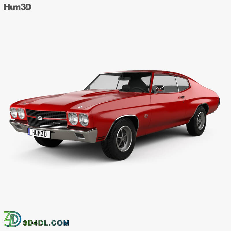 Hum3D Chevrolet Chevelle SS 396 hardtop coupe 1970