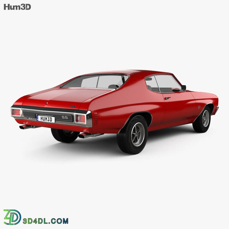 Hum3D Chevrolet Chevelle SS 396 hardtop coupe 1970