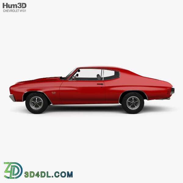 Hum3D Chevrolet Chevelle SS 396 hardtop coupe 1970