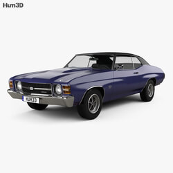 Hum3D Chevrolet Chevelle SS 454 LS5 convertible 1971 