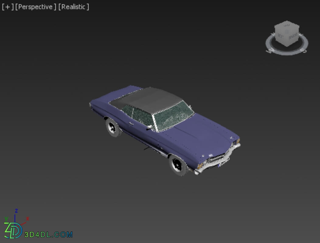 Hum3D Chevrolet Chevelle SS 454 LS5 convertible 1971