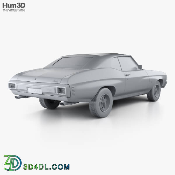 Hum3D Chevrolet Chevelle SS 454 LS5 convertible 1971