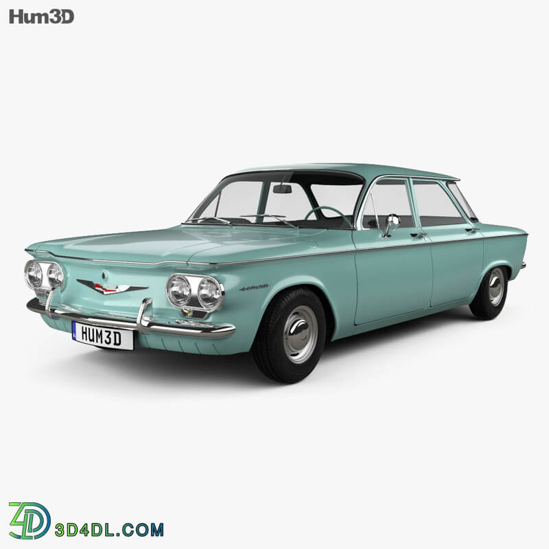 Hum3D Chevrolet Corvair sedan 1960