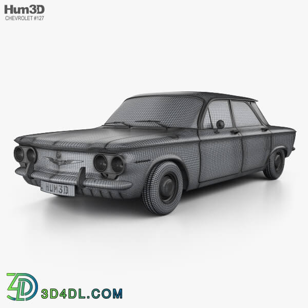 Hum3D Chevrolet Corvair sedan 1960