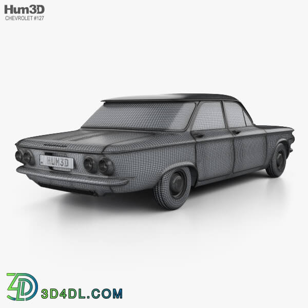 Hum3D Chevrolet Corvair sedan 1960