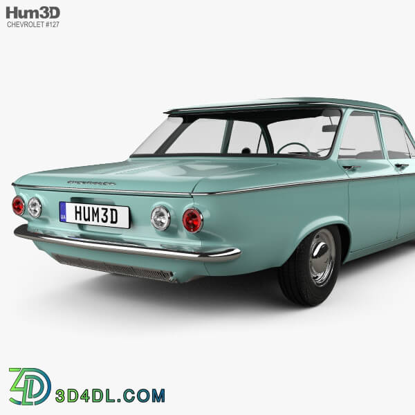 Hum3D Chevrolet Corvair sedan 1960