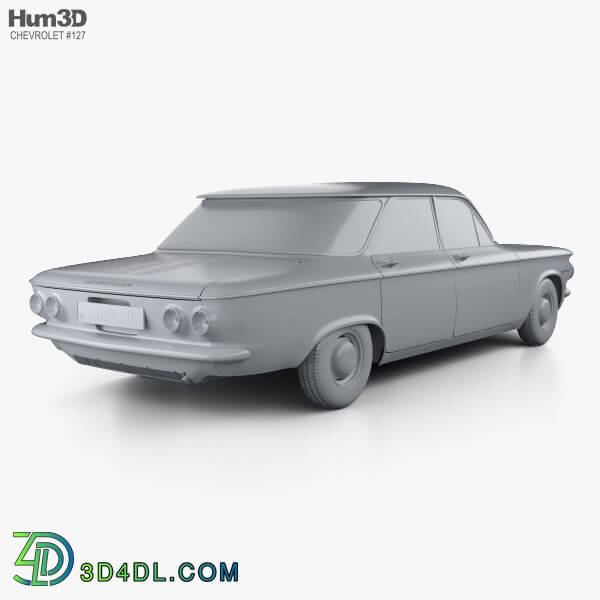 Hum3D Chevrolet Corvair sedan 1960