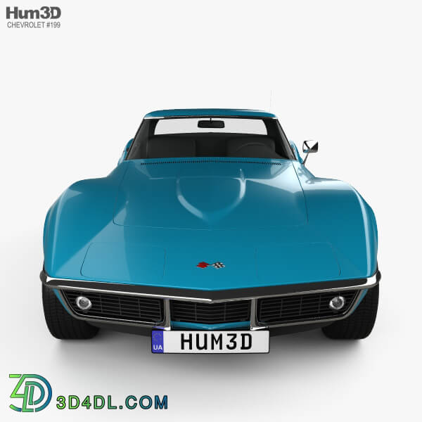 Hum3D Chevrolet Corvette (C3) Convertible 1968