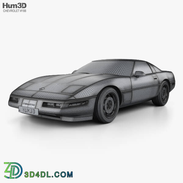 Hum3D Chevrolet Corvette (C4) 1996