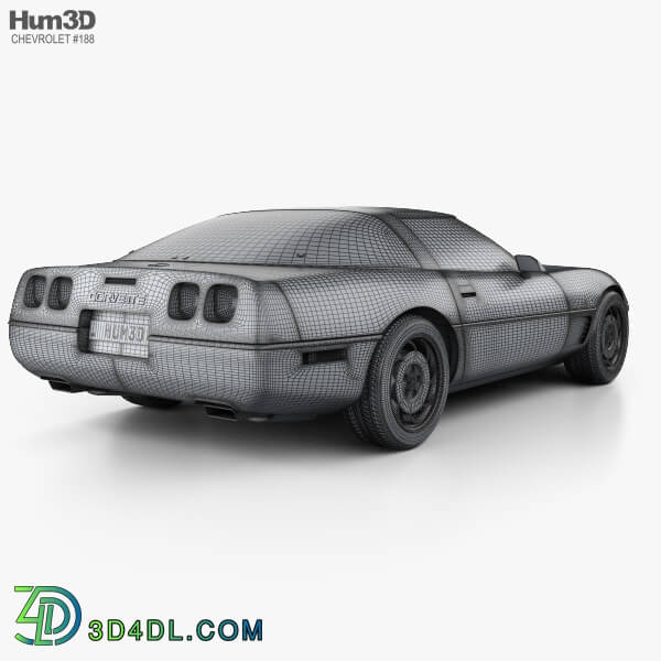 Hum3D Chevrolet Corvette (C4) 1996