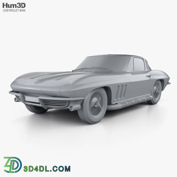 Hum3D Chevrolet Corvette Sting Ray (C2) 1965