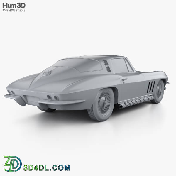 Hum3D Chevrolet Corvette Sting Ray (C2) 1965