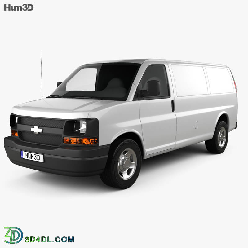 Hum3D Chevrolet Express Panel Van 2003