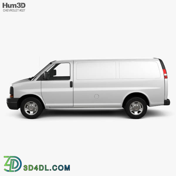 Hum3D Chevrolet Express Panel Van 2003