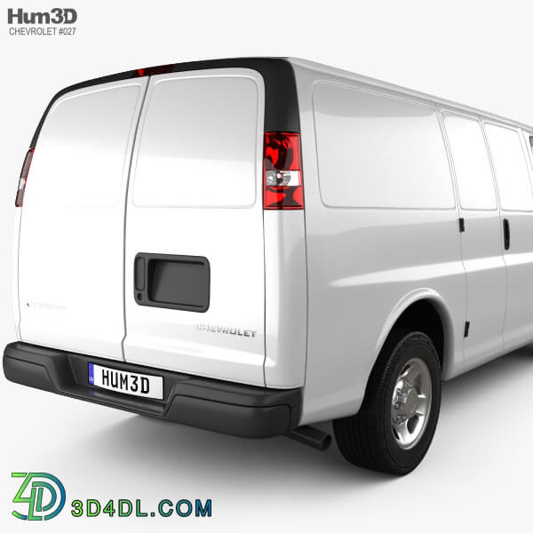 Hum3D Chevrolet Express Panel Van 2003