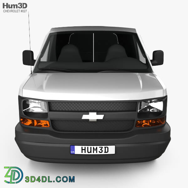 Hum3D Chevrolet Express Panel Van 2003